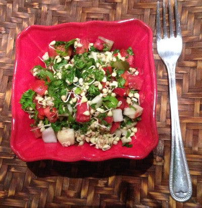 TABOULI WITH SPROUTED BUCKWHEAT